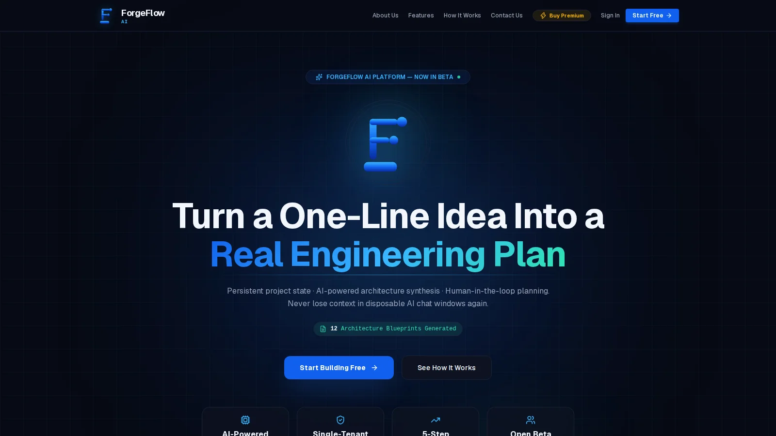ForgeFlow AI project preview